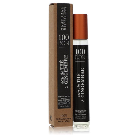 100 Bon Eau De The & Gingembre by 100 Bon Mini Concentree De Parfum (Unisex Refillable) .5 oz for Men