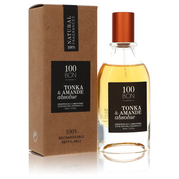 100 Bon Tonka & Amande Absolue by 100 Bon Concentree De Parfum Spray (Unisex Refillable) 1.7 oz for Men