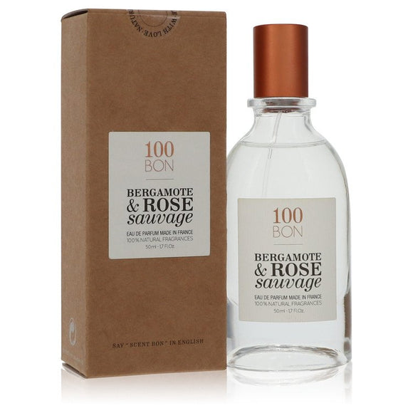 100 Bon Bergamote & Rose Sauvage by 100 Bon Eau De Parfum Spray (Unisex Refillable) 1.7 oz for Men