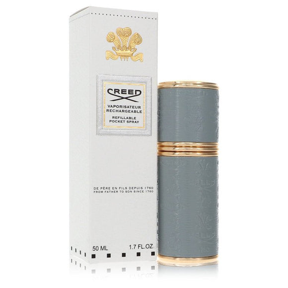 Refillable Pocket Spray by Creed Refillable Perfume Atomizer (Grey Unisex) 1.7 oz for Men