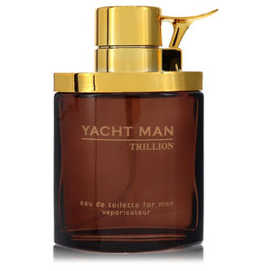 Yacht Man Trillion by Myrurgia Eau De Toilette Spray (unboxed) 3.4 oz for Men
