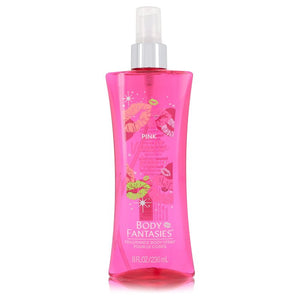 Body Fantasies Signature Pink Vanilla Kiss Fantasy by Parfums De Coeur Body Spray (Tester) 8 oz for Women