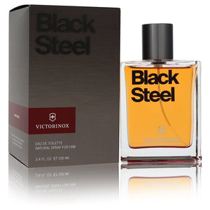 Victorinox Black Steel by Victorinox Eau De Toilette Spray 3.4 oz for Men