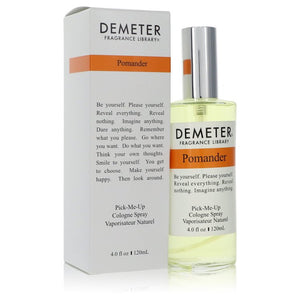 Demeter Pomander by Demeter Cologne Spray (Unisex) 4 oz for Men