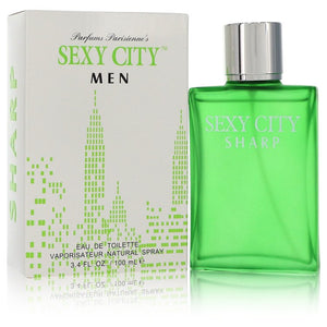 Sexy City Sharp by Parfums Parisienne Eau De Toilette Spray 3.4 oz for Men