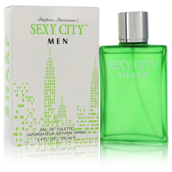 Sexy City Sharp by Parfums Parisienne Eau De Toilette Spray 3.4 oz for Men