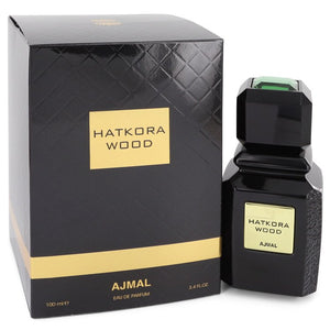 Hatkora Wood by Ajmal Eau De Parfum Spray (Unisex )unboxed 3.4 oz for Men