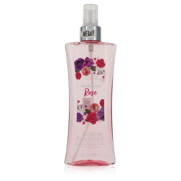 Body Fantasies Sparkling Rose by Parfums De Coeur Body Spray (Tester) 8 oz for Women