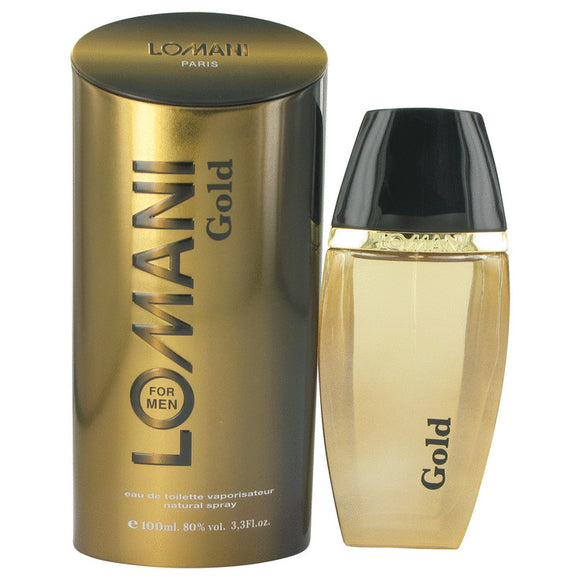 Lomani Gold by Lomani Eau De Toilette Spray (unboxed) 3.3 oz for Men
