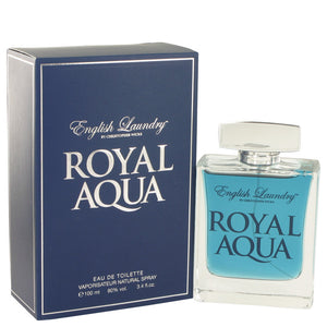 Royal Aqua by English Laundry Eau De Toilette Spray (unboxed) 3.4 oz for Men