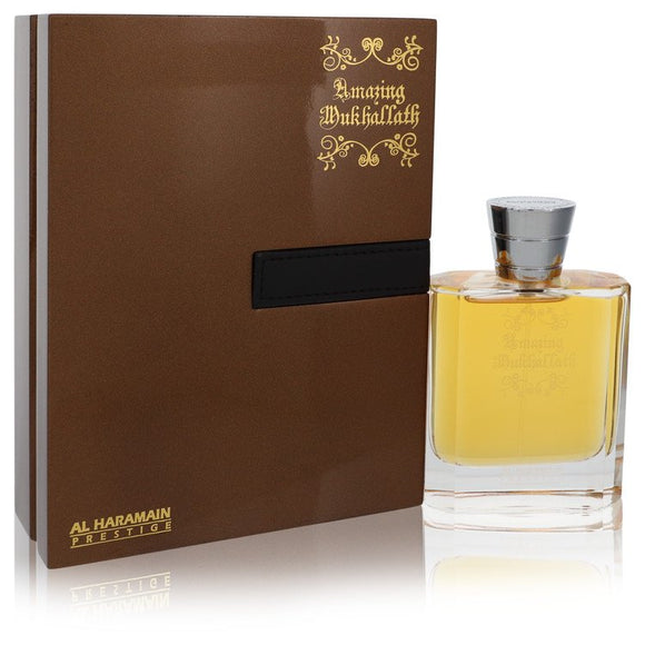 Al Haramain Amazing Mukhallath by Al Haramain Eau De Parfum Spray (Unisex )unboxed 3.4 oz for Men