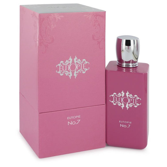 Eutopie No. 7 by Eutopie Eau De Parfum Spray (Unisex )unboxed 3.4 oz for Women