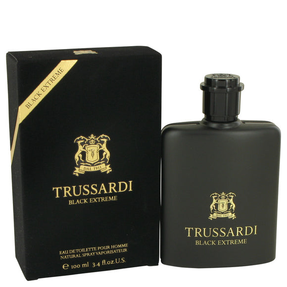 Trussardi Black Extreme by Trussardi Eau De Toilette Spray (Tester) 3.4 oz for Men