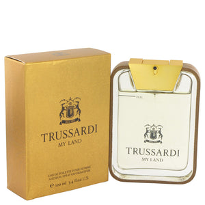 Trussardi My Land by Trussardi Gift Set -- 1.7 oz Eau De Toilette + 3.4 oz Shampoo & Shower Gel for Men