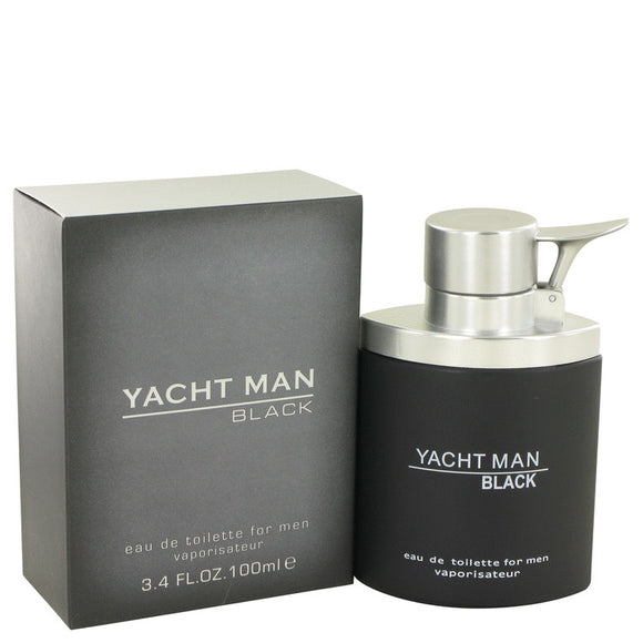 Yacht Man Black by Myrurgia Eau De Toilette Spray (Tester) 3.4 oz for Men
