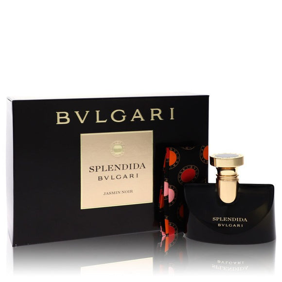 Bvlgari Splendida Jasmin Noir by Bvlgari Gift Set -- 3.4 oz Eau De Parfum Spray + Silk Bandeau for Women