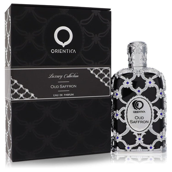 Orientica Oud Saffron by Al Haramain Eau De Parfum Spray (Unisex) 2.7 oz for Men