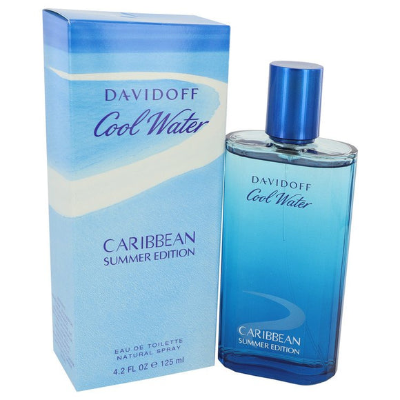 Cool Water Caribbean Summer by Davidoff Eau De Toilette Spray (unboxed) 4.2 oz for Men