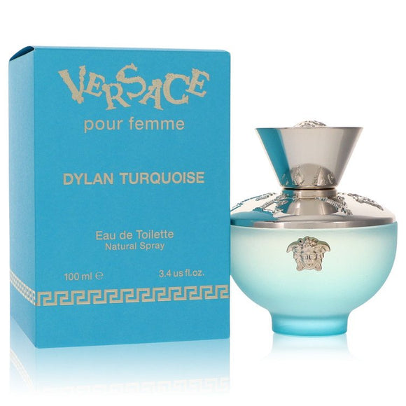 Versace Pour Femme Dylan Turquoise by Versace Eau De Toilette Spray (unboxed) 3.4 oz for Women