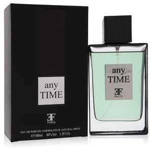 Any Time by Elysee Fashion Eau De Parfum Spray 3.3 oz for Men