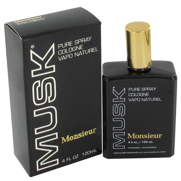 MONSIEUR MUSK by Dana Eau De Toilette Spray 4 oz for Men