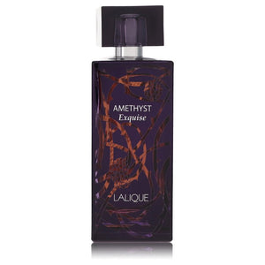 Lalique Amethyst Exquise by Lalique Eau De Parfum Spray (unboxed) 3.3 oz for Women