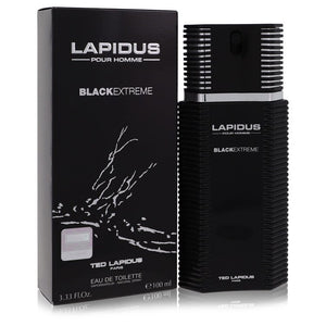 Lapidus Black Extreme by Ted Lapidus Eau De Toilette Spray (Unboxed) 3.4 oz for Men