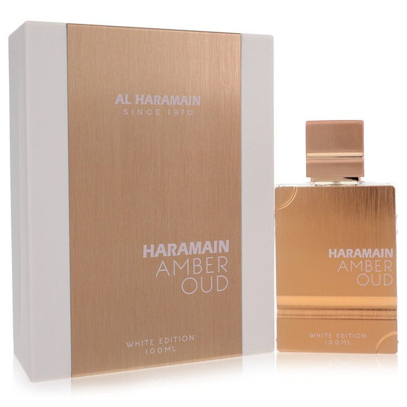 Al Haramain Amber Oud White Edition by Al Haramain Eau De Parfum Spray (Unisex) 3.4 oz for Men