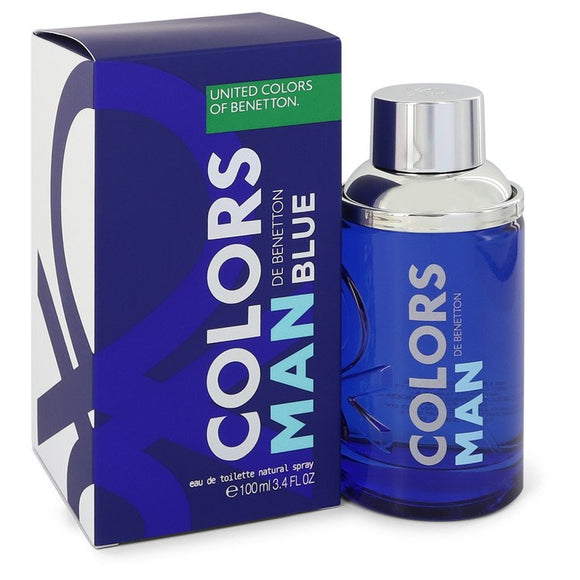Colors De Benetton Blue by Benetton Eau De Toilette Spray (Unboxed) 3.4 oz for Men