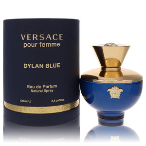 Versace Pour Femme Dylan Blue by Versace Mini EDP Spray .3 oz for Women