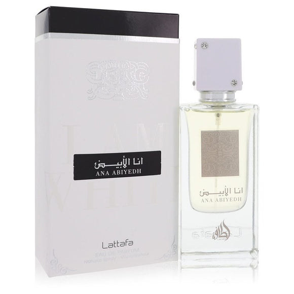 Ana Abiyedh I Am White by Lattafa Eau De Parfum Spray (Unisex Unboxed) 2 oz for Women