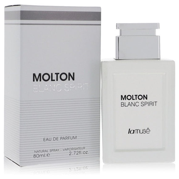 Molton Blanc Spirit by La Muse Eau De Parfum Spray 2.7 oz for Men