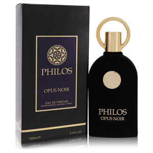 Philos Opus Noir by Maison Alhambra Eau De Parfum Spray (Unisex) 3.4 oz for Men
