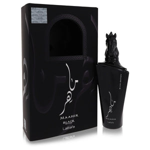 Maahir Black Edition by Lattafa Eau De Parfum Spray (Unisex Unboxed) 3.4 oz for Women