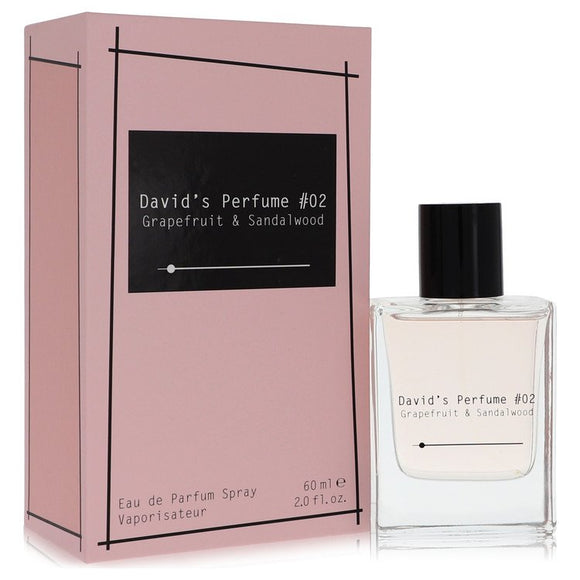 David's Perfume #02 Grapefruit & Sandalwood by David Dobrik Eau De Parfum Spray (Unisex) 2.0 oz for Women