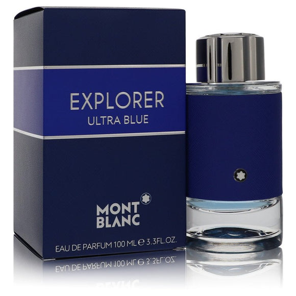 Montblanc Explorer Ultra Blue by Mont Blanc Eau De Parfum Spray 1 oz for Men