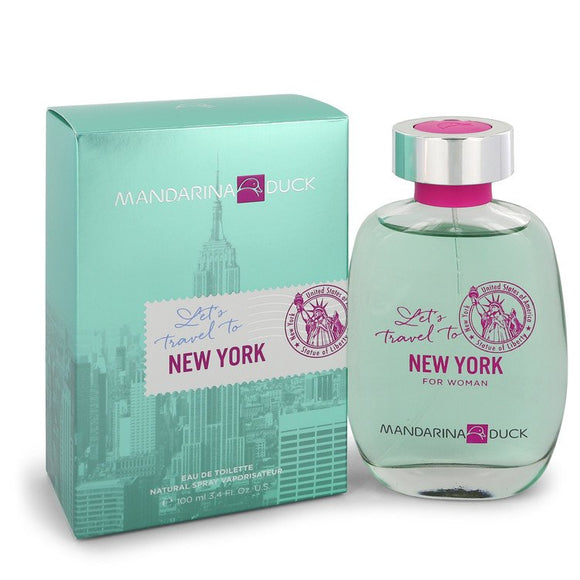 Mandarina Duck Let's Travel to New York by Mandarina Duck Eau De Toilette Spray (Unboxed) 3.4 oz for Women