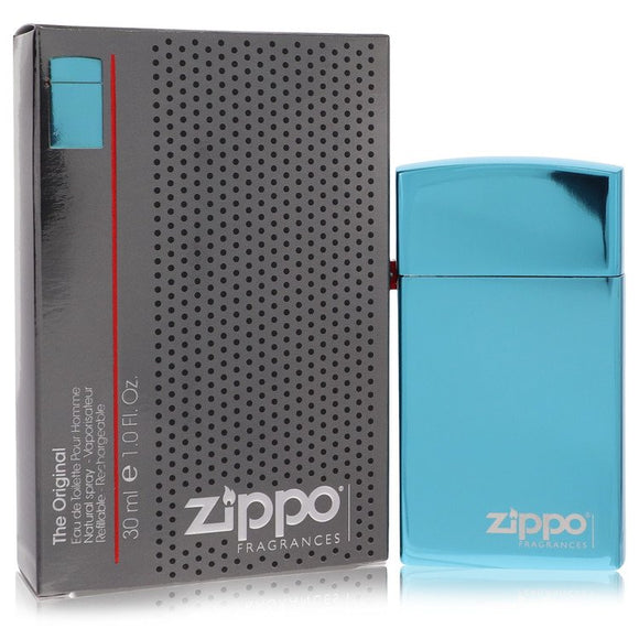 Zippo Blue by Zippo Eau De Toilette Refillable Spray 1.0 oz for Men