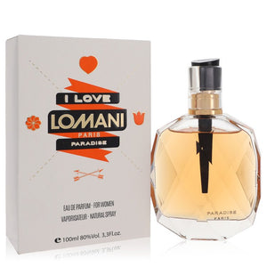 I Love Lomani Paradise by Lomani Eau De Parfum Spray (Unboxed) 3.4 oz for Women