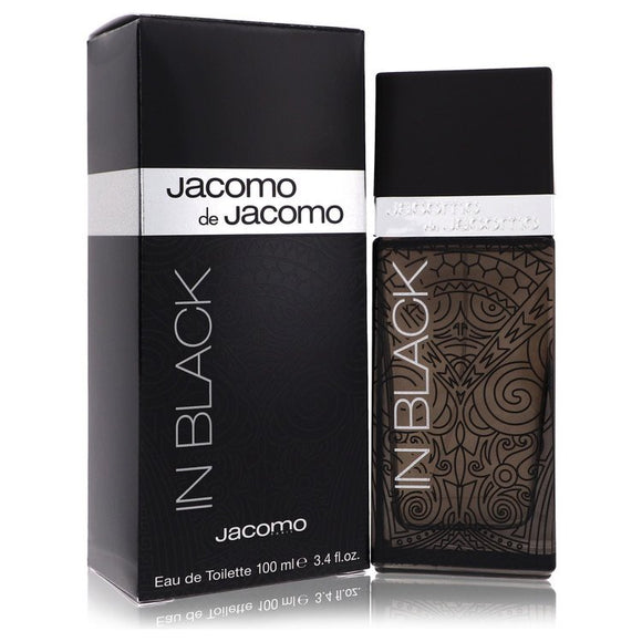 Jacomo De Jacomo In Black by Jacomo Eau De Toilette Spray (Unboxed) 3.4 oz for Men