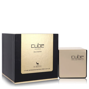 Le Gazelle Cube Gold Edition by Le Gazelle Eau De Parfum Spray 2.53 oz for Men