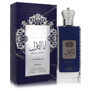 Ana Al Awwal Blue by Nusuk Eau De Parfum Spray 3.4 oz for Men