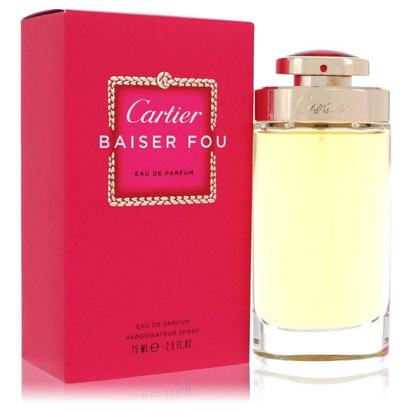 Baiser Vole Fou by Cartier Eau De Parfum Spray (Unboxed) 2.5 oz for Women