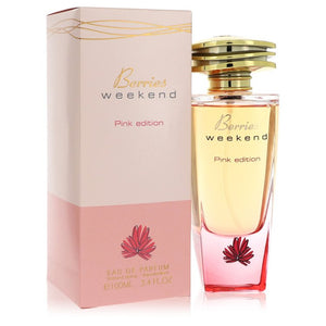 Berries Weekend Pink by Fragrance World Eau De Parfum Spray 3.4 oz for Women