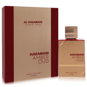 Al Haramain Amber Oud Ruby by Al Haramain Eau De Parfum Spray (Unisex) 3.4 oz for Women
