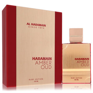 Al Haramain Amber Oud Ruby by Al Haramain Eau De Parfum Spray (Unisex Unboxed) 4 oz for Women