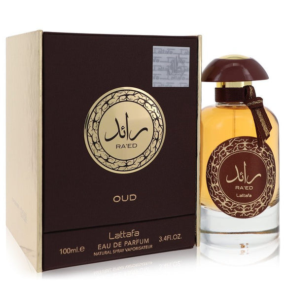 Raed Oud by Lattafa Eau De Parfum Spray (Unisex Unboxed) 3.4 oz for Women