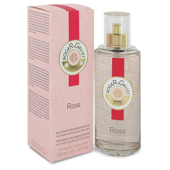 Roger & Gallet Rose by Roger & Gallet Fresh Fragrant Water Spray (Unisex) 3.3 oz for Women
