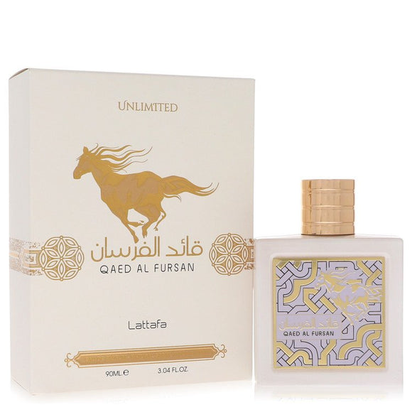 Lattafa Qaed Al Fursan Unlimited by Lattafa Eau De Parfum Spray (Unisex Unboxed) 3.04 oz for Men