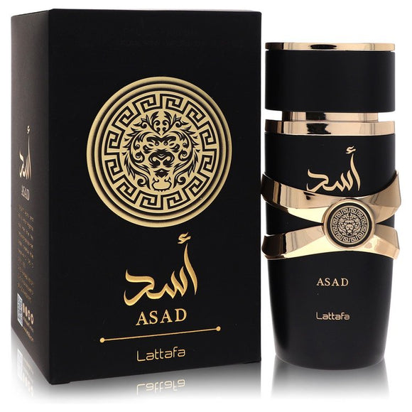 Lattafa Asad by Lattafa Eau De Parfum Spray (Unisex Unboxed) 3.4 oz for Women